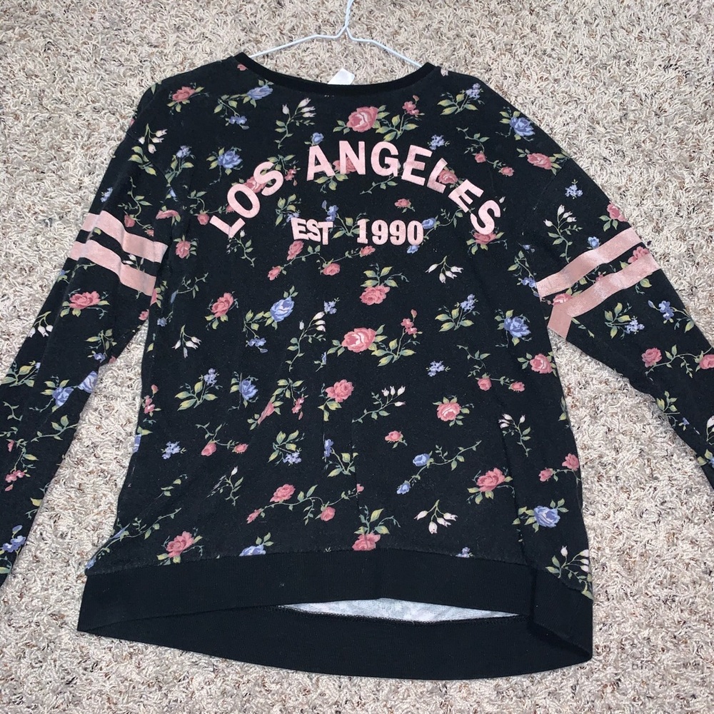 Oversized Floral Sweater